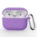 Apple Étui AirPods Pro 3 en Silicone avec Mousqueton - Violet