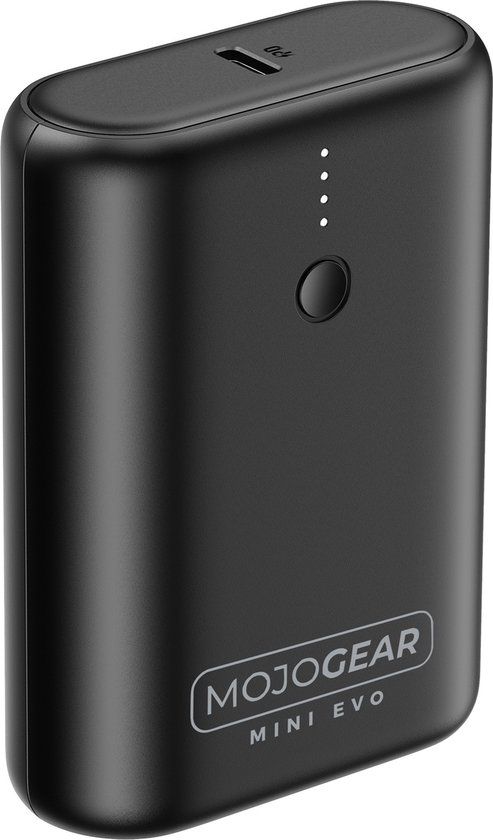 MOJOGEAR Mini EVO 10.000 mAh Powerbank - 22.5W - Black