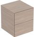 Geberit ONE meuble d'appoint avec deux tiroirs, 48x63cm, Panneau de particules, Blanc