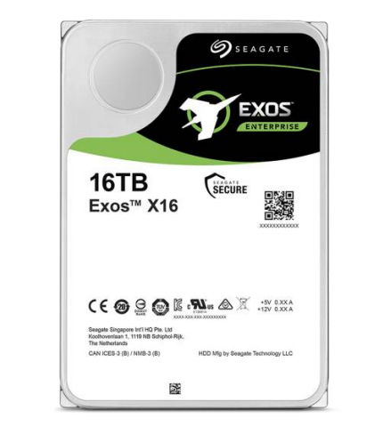 Seagate Exos X16 16TB 3.5" SATA III HDD for NAS