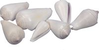 Othmar Decorations Decoratie/hobby schelpen - 500 gr - gebleekt wit - Strand thema versiering