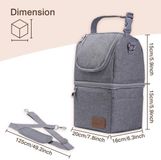 Momcozy Sac isotherme pour lait maternel - Gris