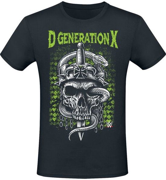 WWE DX Heren T-shirt - zwart - M