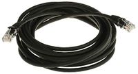RS PRO Ethernetkabel Cat.5e, 5m, zwarte patchkabel, A RJ45 U/UTP stekker, B RJ45, LSZH