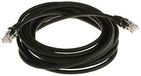 RS PRO Ethernetkabel Cat.5e, 5m, zwarte patchkabel, A RJ45 U/UTP stekker, B RJ45, LSZH