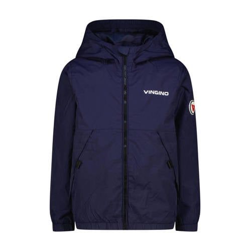Vingino zomerjas donkerblauw Jongens Polyester Capuchon Effen - maat 152