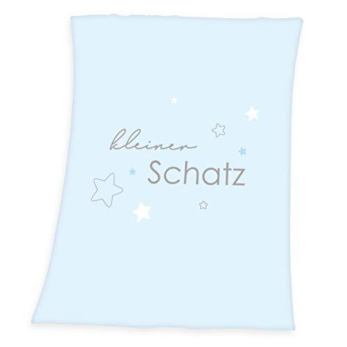 Baby Best Microfiber fleecedeken Little Treasure lichtblauw