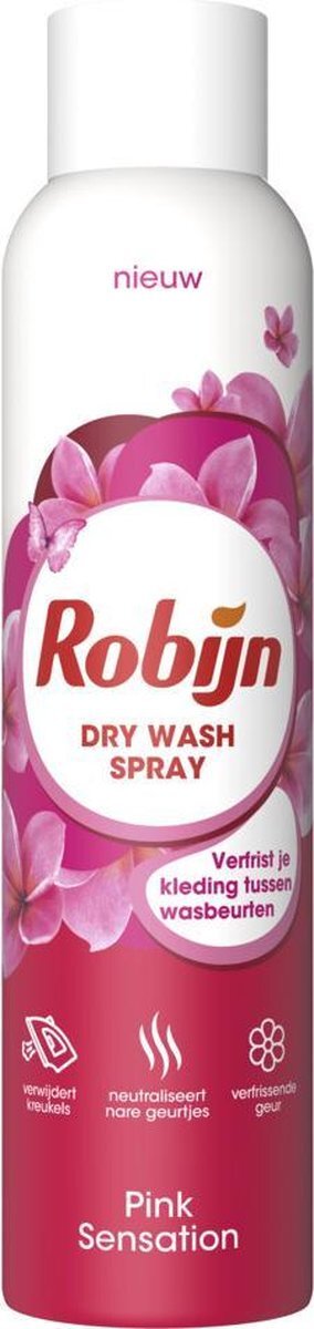 Robijn Dry Wash Spray Pink Sensation - 6 x 200ml - Voordeelverpakking