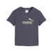 PUMA Essentials Elevated No.1 Logo T-shirt slim pour femme XS, Inky Depths Gray