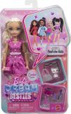 Barbie Dream Besties Malibu pop, blond haar met golven, modaccessoires, buigbare pop, geschikt voor kinderen vanaf 4 jaar
