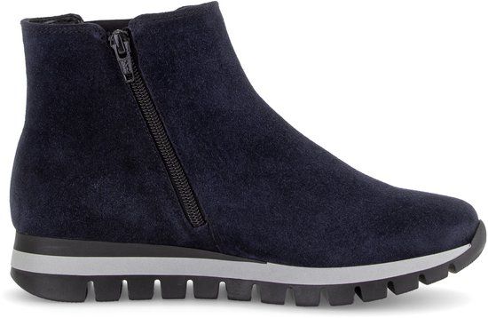 Gabor Dames Instappers - blauw - Maat 37 - Suède - Breed - Herfst/Winter 2025