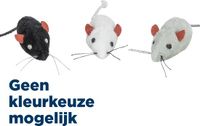 Trixie Pluche Muizen Assorti