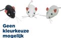 Trixie Pluche Muizen Assorti