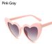 New Age Devi Zonnebril - Hartjes zonnebril - Hartshaped glasses - Festivalbril - Festival - Partybril - Roze - One size
