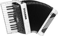 Hohner Bravo II 48 white silent key - Accordeon