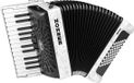 Hohner Bravo II 48 white silent key - Accordeon