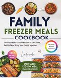 Le livre de recettes de repas familiaux surgelés