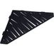 U-TILE Tiger U-tile - Etagère De Douche En Acier Inox Noir 20,4 X 20,4 Cm X 2 Mm - Pentagone Design - Fixation Sans Perçage