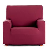 Eysa Bi-elastische bankovertrek voor 1-zits, kleur: bordeaux, design Harlem