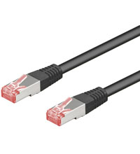 Goobay CAT 6-5000 SSTP PIMF Black 50m