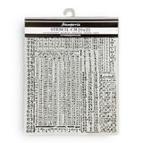 Stamperia Dikke stencils voor scrapbooking, albums, kaarten maken, bullet journalling en meer, flexibel materiaal, gemakkelijk te reinigen, perfect voor hobby's, ambachten en geschenken (Fortune