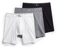 Calvin Klein Intimo Boxer Brief 3Pk - Zwart - Effen - Katoen/Elastaan - Maat M