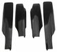 Toyota RAV4 XA30 2006-2012 Porte-bagages - 4 Pièces ABS avec Housse de Protection Noire