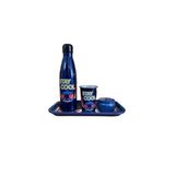 Homadict Stitch Stay Cool geschenkdoos – thermosfles + metalen dienblad + kleine metalen doos + metalen beker – officiële Disney-licentie