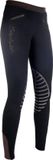 HKM Rijlegging Starlight Silicoonknievlak Zwart/Bruin 134/140