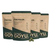 GOYU Pine pollen 1000 mg per dagdosering Combideal 4x 80 Capsules - Dennenpollen – Celwand Gebroken - Vegan - Zonder toevoegingen - Lab getest - 50 dagen voorraad per zakje