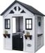 Backyard Discovery Sweetwater Speelhuis - Houten Speelhuisje met Speelkeuken en accessoires - Wit/Zwart