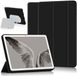 Merkloos Tablet Hoes Geschikt voor Google Pixel Tablet | Book Case met Standaard | Kunstlederen Beschermhoes | Tri-fold | Zwart
