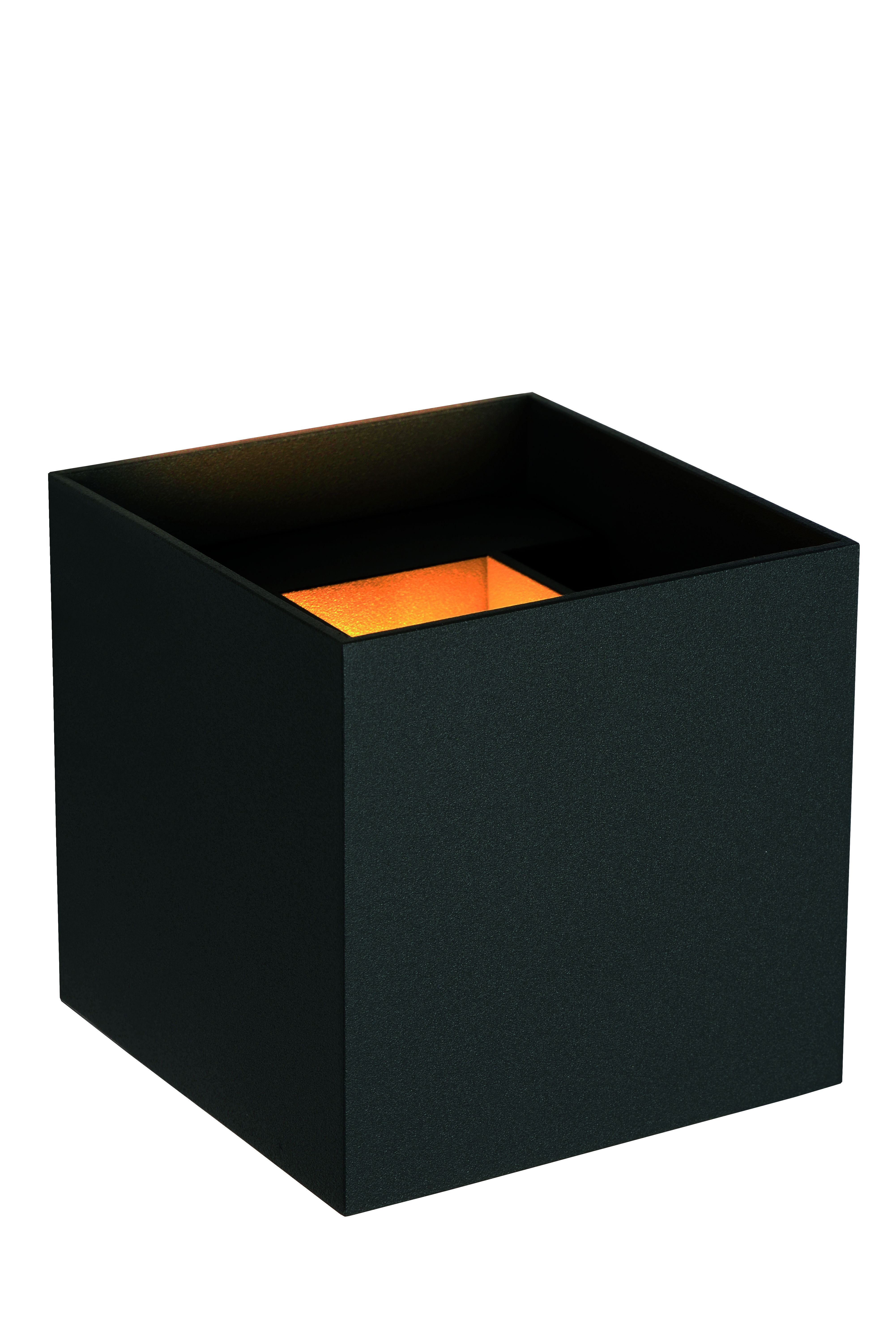 Lucide AXI - LED Badkamer Wandspot - Zwart - IP54