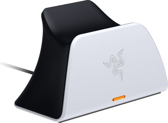 Razer oplaadstation voor ps5 controller wit