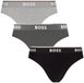 BOSS HUGO BOSS Power briefs (3-pack) - heren slips - grijs - grijs - zwart