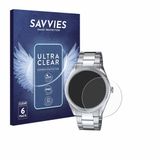 Savvies - Screenprotector voor Casio MTP-1302PD - Folie Beschermfolie transparant 6 Stuks