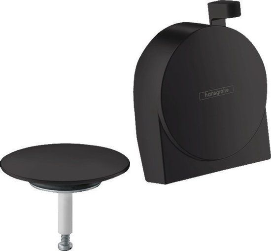 Hansgrohe Exafill S afbouwdeel S badvul-, overloop- en afvoergarnituur mat zwart
