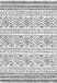 Safavieh Boho Chic TUL267 tapijt voor binnen, rechthoekig, geweven, voor woonkamer, slaapkamer of elk interieur, 160 x 229 cm, ivoor/zwart