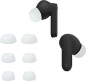 kwmobile 6x housse pour écouteurs intra-auriculaires compatible avec CMF by Nothing Nothing Ear (a) - Embouts de remplacement en silicone blanc - 3 tailles