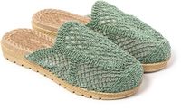 BRASILERAS Platte sandalen Suna dames groen maat 37