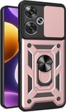 Techsuit Hoesje geschikt voor Xiaomi Poco F6 - Camshield Back Cover - Roségoud