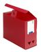 Viquel Maxi Doc - Archiefdoos opbergdoos van polypropyleen kunststof - doos met grote capaciteit - rug 120 mm - rood