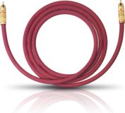 Oehlbach NF 214 SUB Cinch Audio Aansluitkabel 1.00 m Bordeaux