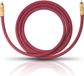 Oehlbach NF 214 SUB Cinch Audio Aansluitkabel 1.00 m Bordeaux