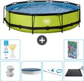 EXIT Toys EXIT Rond Lime Frame Zwembad - 360 x 76 cm