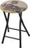 B STEEL KRUKJE 30X44CM - DESIGN ROUTE 66 ZILVER