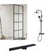 Sealskin Combi Deal Inloopdouche Mat Zwart