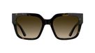 Karl Lagerfeld Women's Sunglasses - Dark Tortoise with Double Gradient Brown Lens