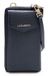 Lazarotti Leren portemonnee schoudertas Bologna Leather Zip Around Wallet With Phone Pocket Navy 2 donkerblauw