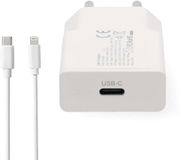 Nedis Chargeur - 20 W - GaN - USB-C - Blanc